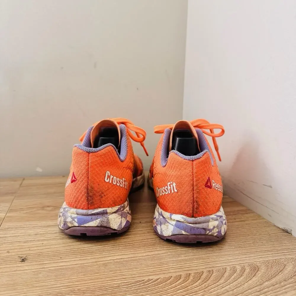 Reebok CrossFit Nano 5.0 training shoes orange And Purple Mens Size 6.5